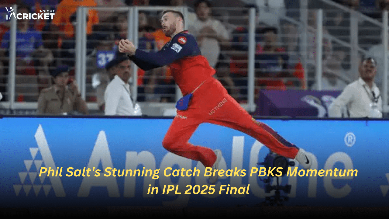 Phil Salt's Stunning Catch Breaks PBKS Momentum in IPL 2025 Final