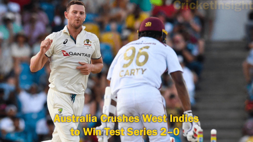 Australia Dominates West Indies to Secure Series Triumph