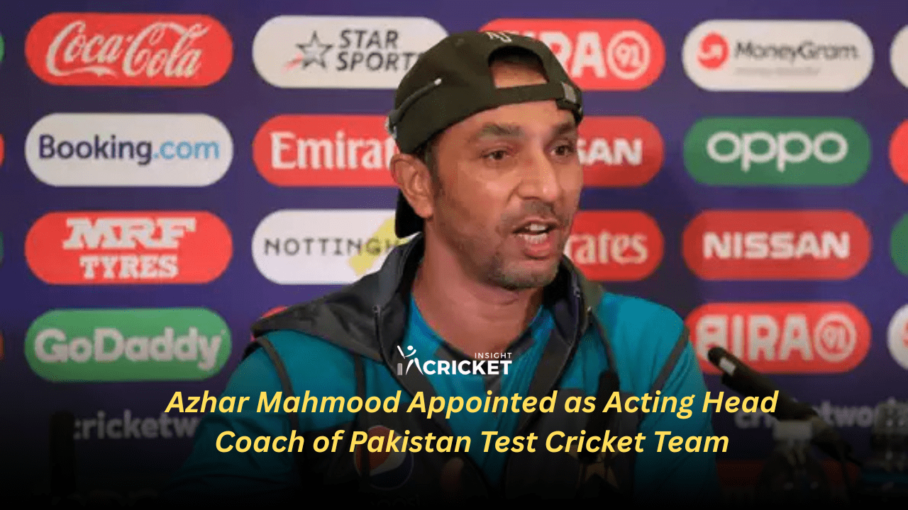 Azhar Mahmood Appointed as Acting Head Coach of Pakistan Test Cricket Team