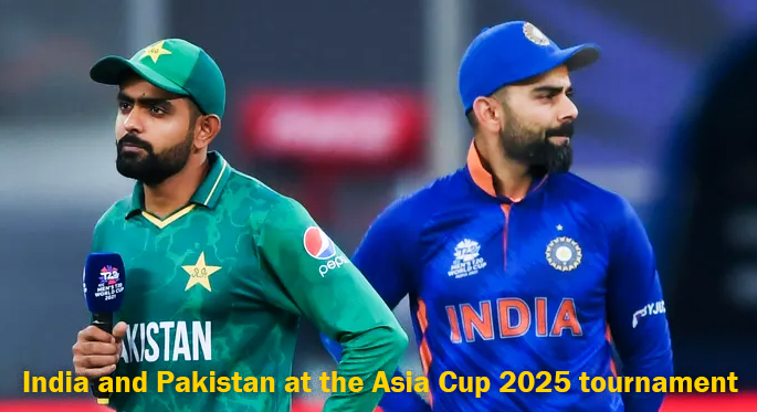 India and Pakistan at the Asia Cup 2025 tournament