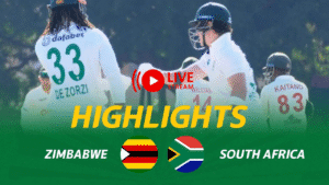 South Africa Tour of Zimbabwe: 1st Test Live Update