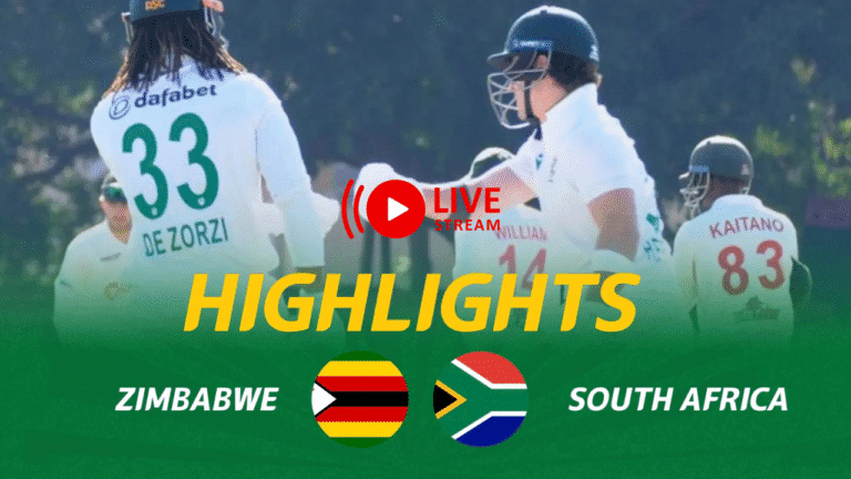 South Africa Tour of Zimbabwe: 1st Test Live Update