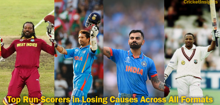 Top Run-Scorers in Losing Causes Across All Formats